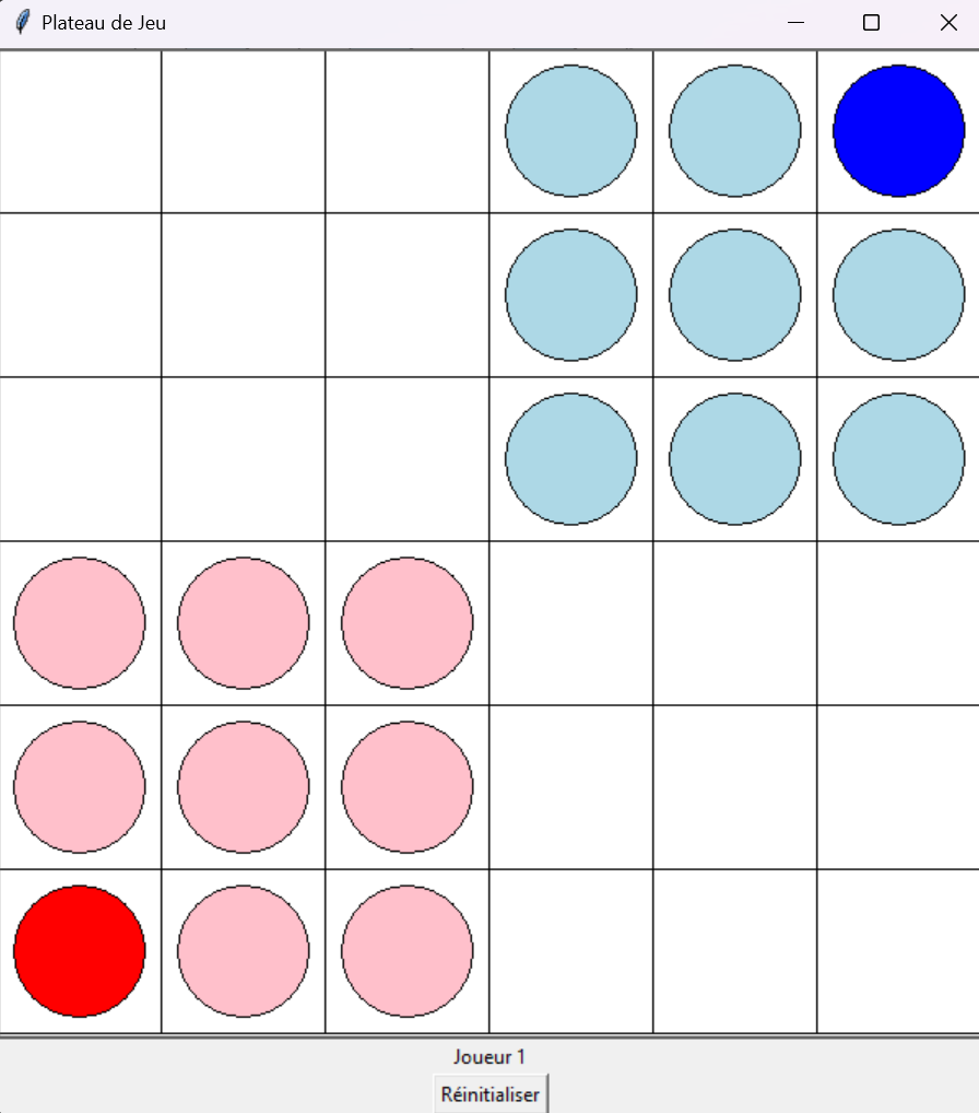 Jeu de plateau Strategium développé en Python Tkinter