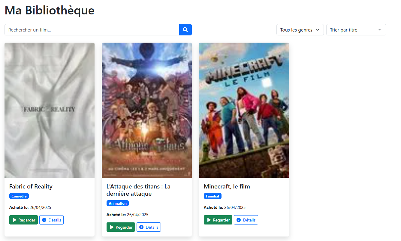 Bibliothèque de films